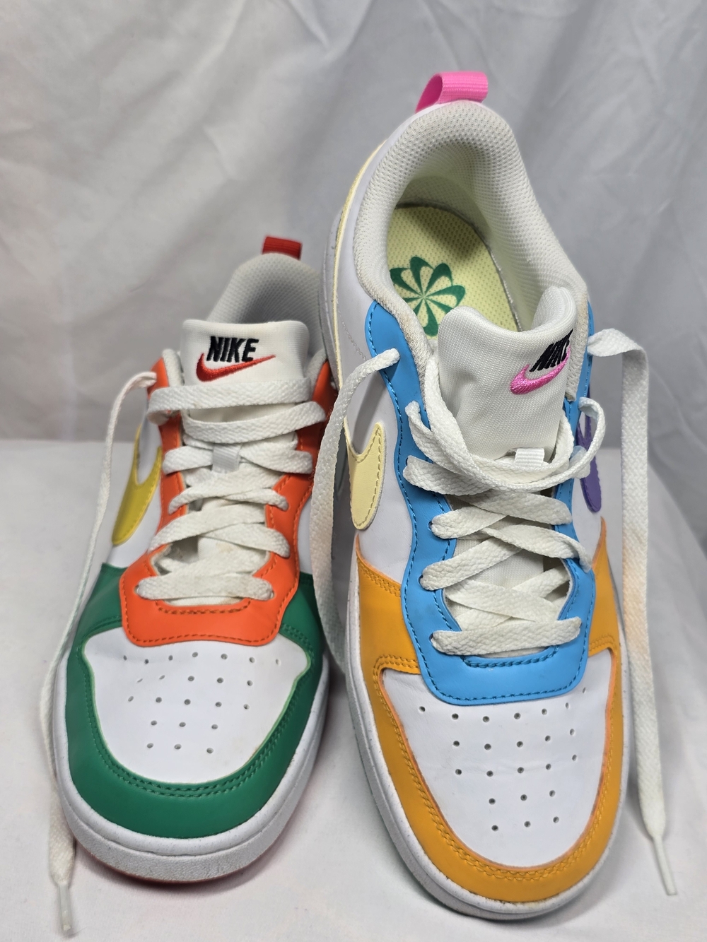 Nike Court Borough Low Recraft Multi-Color Sneakers Size 6Y